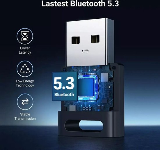Ugreen USB-A bluetooth adapter - 5.3 CM591 - Windows en Mac