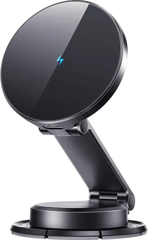 Joyroom telefoonhouder auto - magnetisch 360° draaibaar - voor dashboard en voorruit - 15 W - Zwart