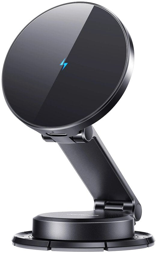Joyroom telefoonhouder auto - magnetisch 360° draaibaar - voor dashboard en voorruit - 15 W - Zwart