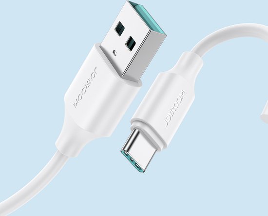 Joyroom USB-C kabel - 3A snellader 2 m - Wit