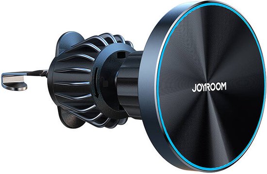 Joyroom telefoonhouder auto - ventilatierooster - draadloze oplader 15W - MagSafe - 360° draaibaar - Zwart