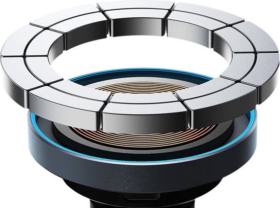 Joyroom telefoonhouder auto - ventilatierooster - draadloze oplader 15W - MagSafe - 360° draaibaar - Zwart