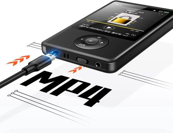 Ugreen USB naar mini-USB kabel - 5-pins verguld - 0,5 m - Zwart - US132