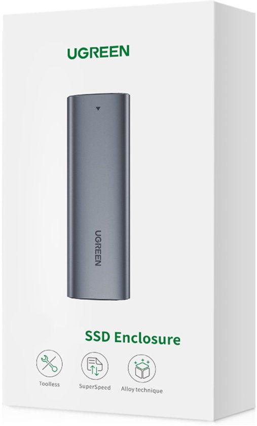 Ugreen M.2 NGFF externe harde schijf behuizing - USB 3.1 Gen 1 adapter 2230/2242/2260/2280 5 Gbps UASP