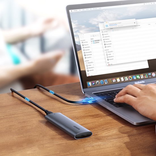 Ugreen M.2 NGFF externe harde schijf behuizing - USB 3.1 Gen 1 adapter 2230/2242/2260/2280 5 Gbps UASP