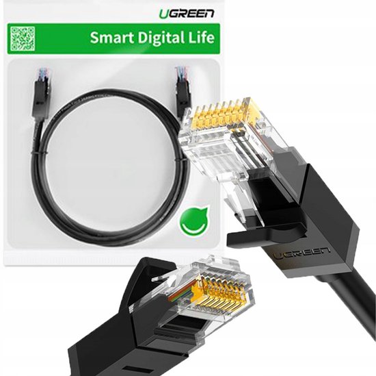 Ugreen internetkabel - CAT 6 UTP 1000 Mbps - 2 meter - Zwart