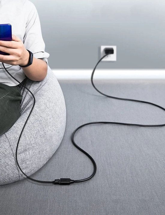 Ugreen USB verlengkabel - USB naar USB 3.0 - 1,5 meter - Zwart