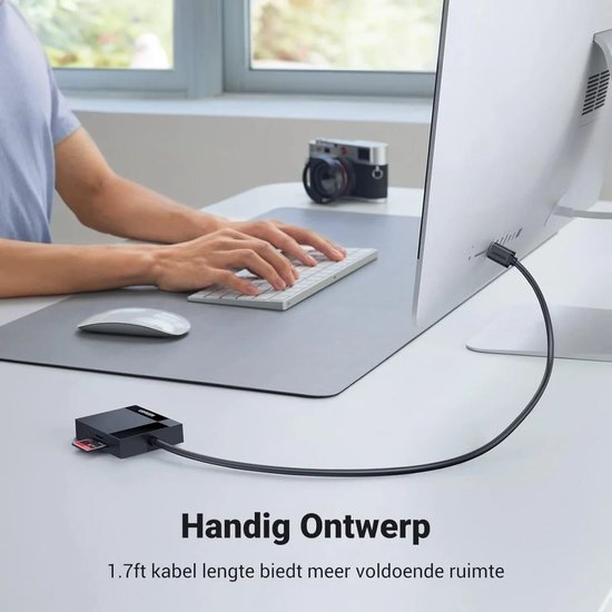 Ugreen USB 3.0 kaartlezer - all-in-one SD/TF/CF/MS - UG215