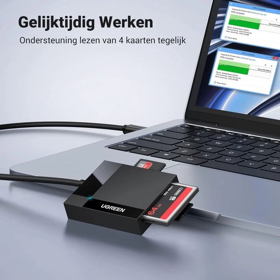Ugreen USB 3.0 kaartlezer - all-in-one SD/TF/CF/MS - UG215