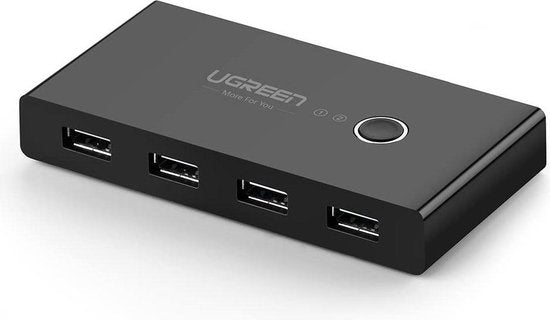 UGREEN USB 2.0 sharing switch - 4 ports - Black