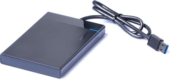 Ugreen externe harde schijf behuizing - 2,5 inch SATA HDD/SSD USB 3.0 - Zwart