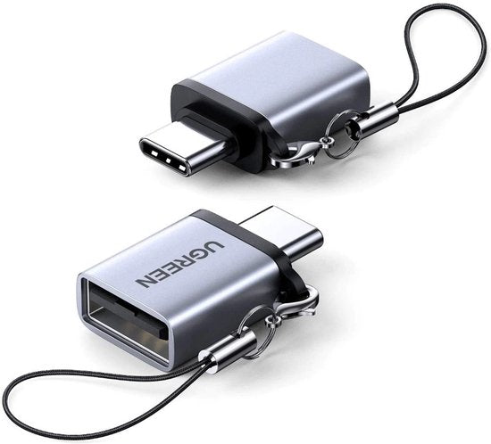 Ugreen adapter - USB-C naar USB-A 3.0 OTG - Grijs