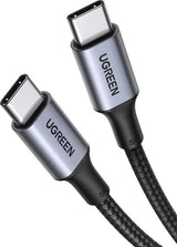 Ugreen USB-C cable - braided 100W 5A - 2 m - Black