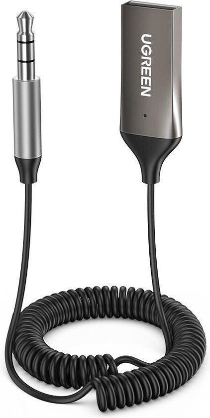 Bluetooth adapter - USB 2.0 naar 3,5 mm jack BT 5.0 - ingebouwde microfoon