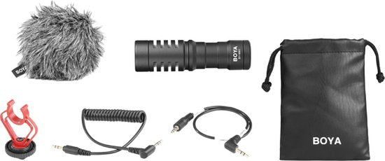 Boya BY-MM1 video microphone - cardioid smartphone & DSLR