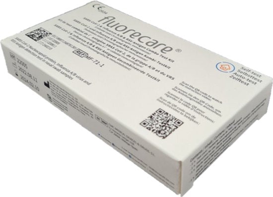 Fluorecare combo test - SARS CoV-2 influenza A/B RSV antigeen - 1 set