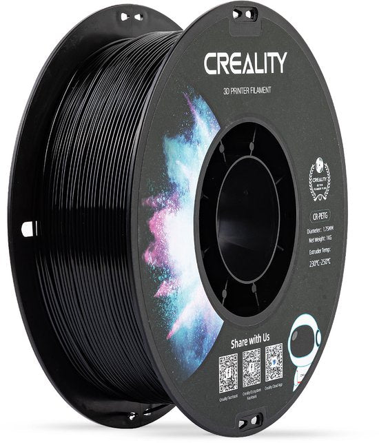 Creality CR-PETG filament - voor 3D-printer - 1 kg - Zwart