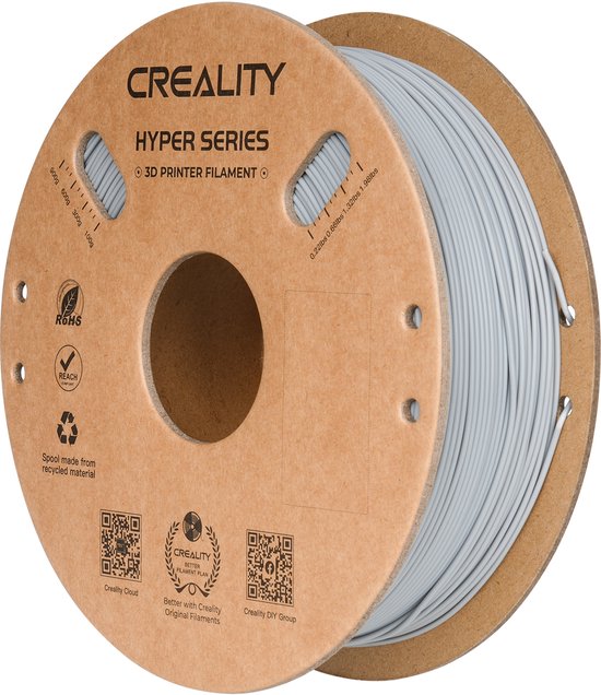 Creality Hyper PLA filament - 1,75 mm - 1 kg - Grijs