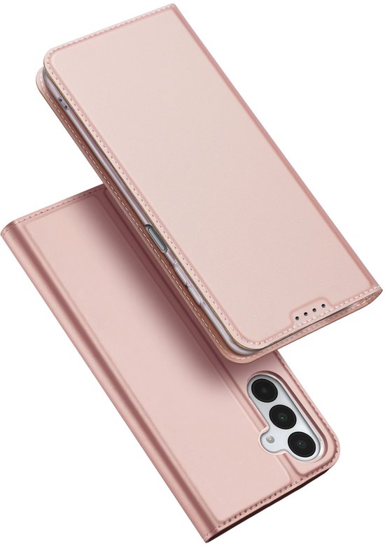 Dux Ducis bookhoesje - Samsung Galaxy A17 5G/4G - slim softcase - Rosé goud
