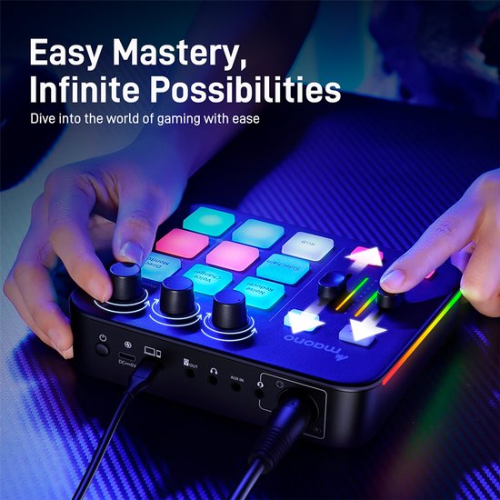 Maonocaster G1 NEO audiomixer - streaming gaming