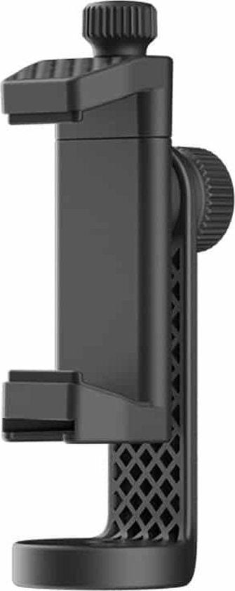 Ulanzi ST-17 telefoonhouder - 360° draaibaar voor statief - cold shoe mount - tot 10 cm breed - Zwart