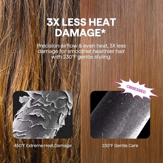 Wavytalk Air Sculpt warmeluchtborstel set 5-in-1 - föhn - styler en krultool - ionische technologie