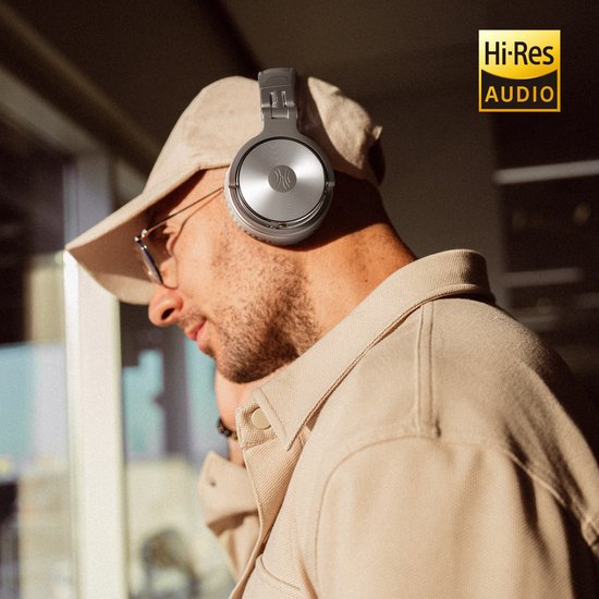 OneOdio A10 ANC headphones - over-ear bluetooth - built-in microphone - 40 hour battery life