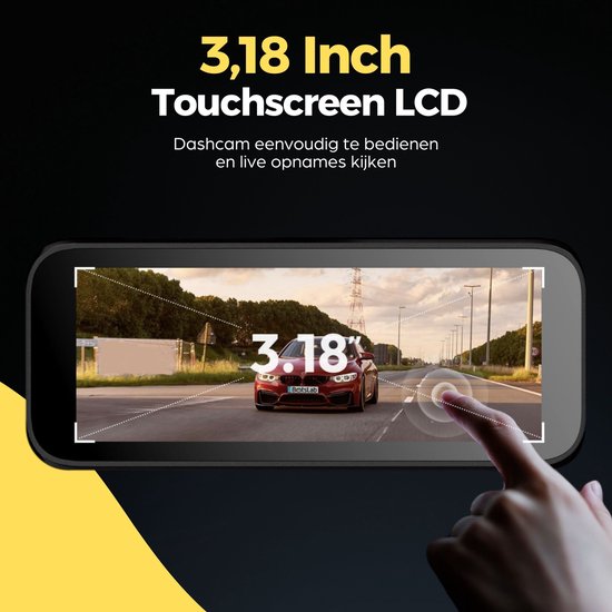 Botslab G980H dashcam - 4-kanaals 4K wifi GPS 360 graden parkeermodus - 128 GB