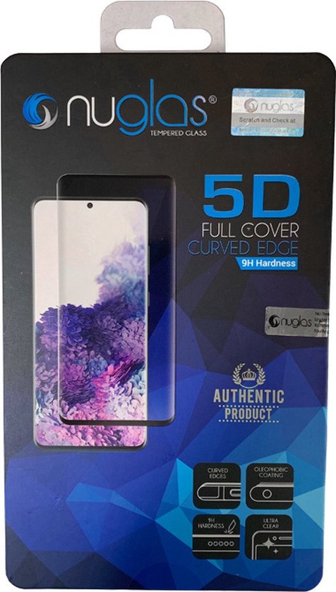 NuGlas screenprotector - 5D full cover privacy - geschikt voor iPhone 18 Pro Max