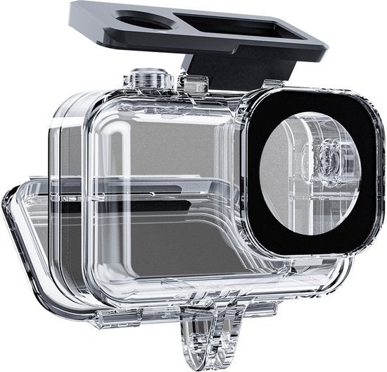 Telesin waterdichte behuizing - geschikt voor DJI Osmo Action 3/4/5 - waterdicht tot 45 meter - Transparant