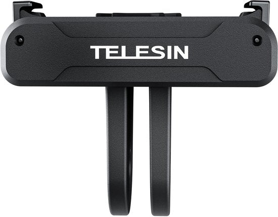 Telesin dual claw mount - magnetisch quick release - geschikt voor DJI Osmo Action 3/4/5 - aluminium - Zwart