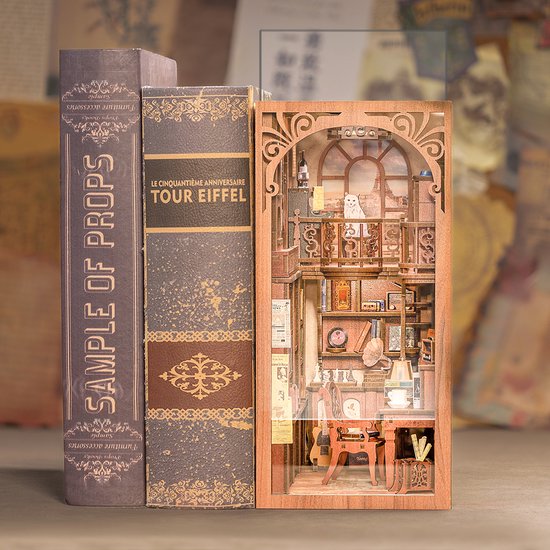 CuteBee Book Nook bouwpakket - The Secret Rhythm - houten 3D puzzel