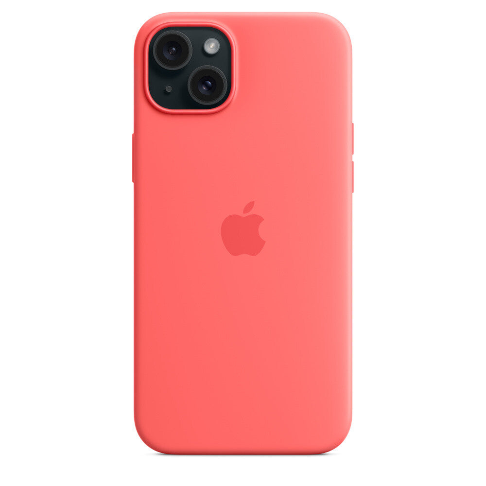 Apple iPhone 15 Plus Silicone Case met MagSafe - Guava