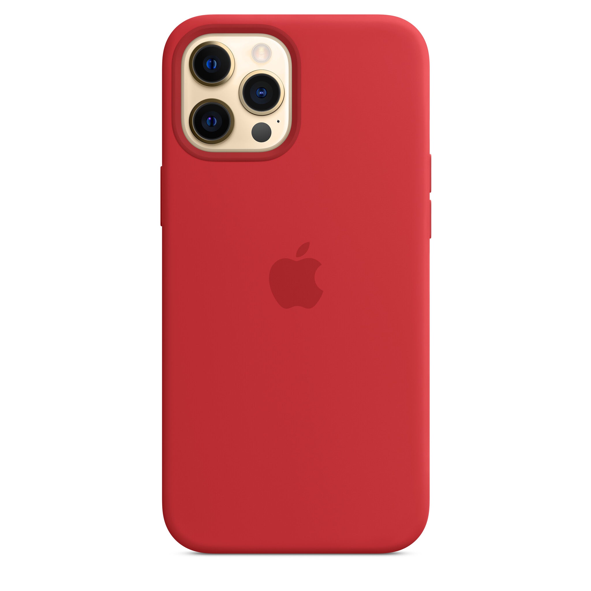 Apple iPhone 12 Pro Max Silicone Case met MagSafe - (PRODUCT)RED