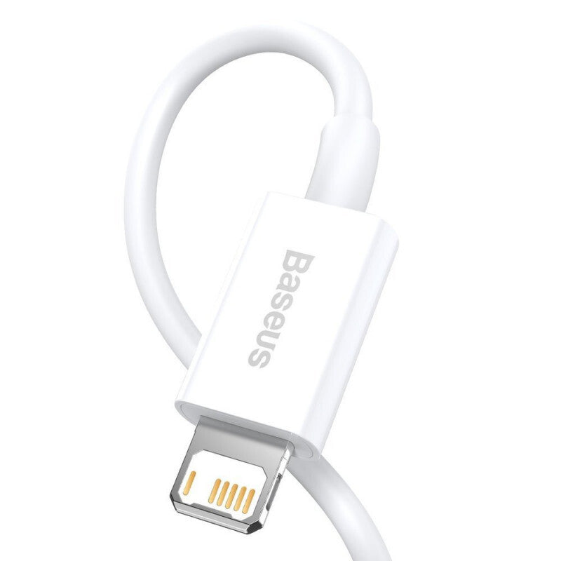 Baseus Superior Series USB-A naar Lightning Kabel - 2 meter - 2.4 A - Wit