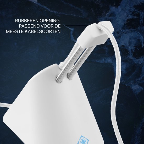 Deltaco WA85 muisbungee - verstelbare arm - Wit