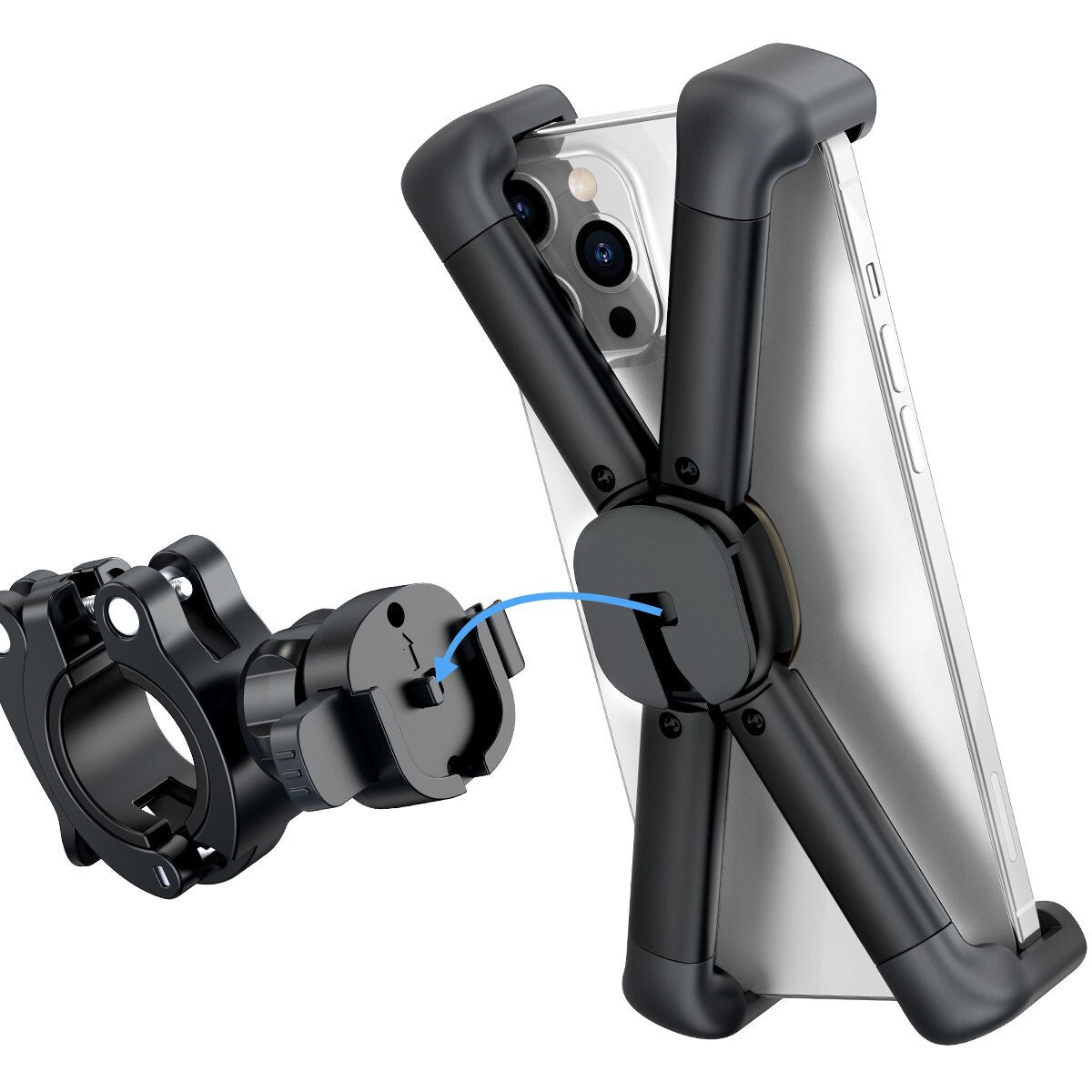 Baseus 360 degree Bicycle Phone Holder for smartphones from 4.7 to 6.7 inches 