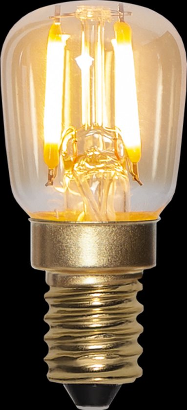 Mini lampje - E14 - 0,5 W filament - super warm wit <2200K - Amber