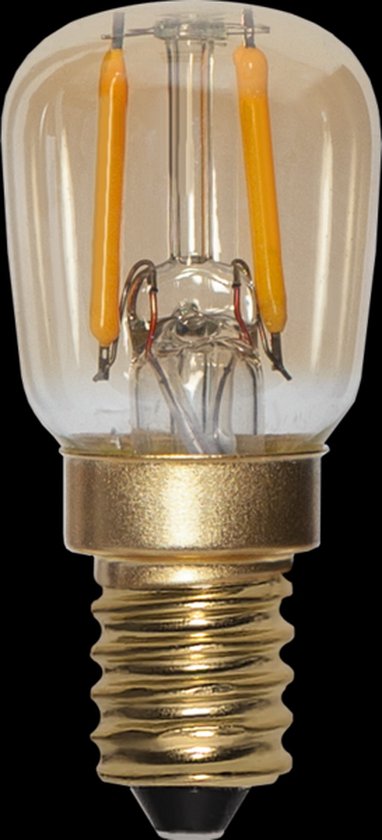 Mini lampje - E14 - 0,5 W filament - super warm wit <2200K - Amber