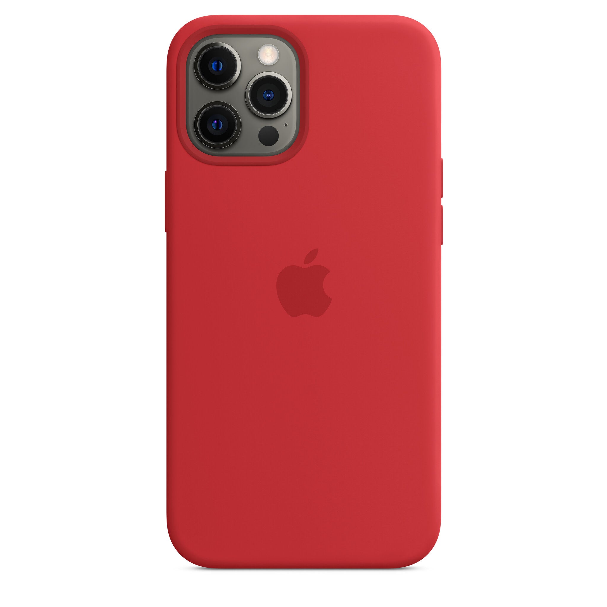 Apple iPhone 12 Pro Max Silicone Case met MagSafe - (PRODUCT)RED