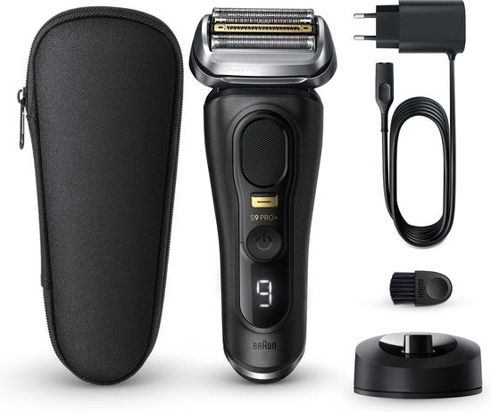 Braun Series 9 Pro+ 9510s scheerapparaat - elektrisch wet & dry - oplaadstandaard - Zwart