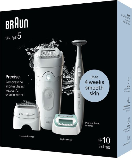 Braun Silk·épil 5 epilator - 5-251 - Wit/grijs