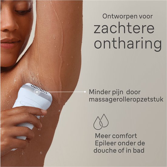 Braun Silk·épil 7 epilator - met ladyshave opzetstuk - type 7-441 - Wit/zilver