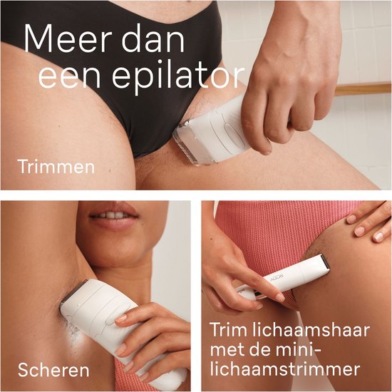 Braun Silk·épil 7 epilator - met ladyshave opzetstuk - type 7-441 - Wit/zilver