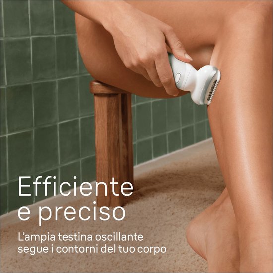 Braun Silk-épil 9 9-061 epilator - 40 pincetten - Zilver/Wit