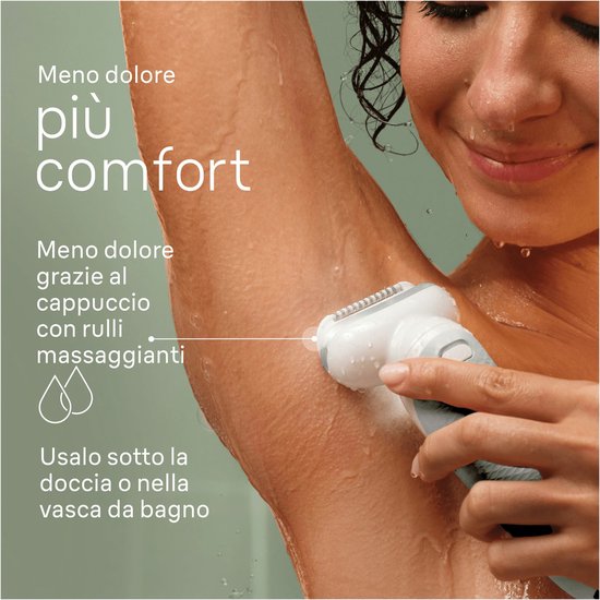 Braun Silk-épil 9 9-061 epilator - 40 pincetten - Zilver/Wit