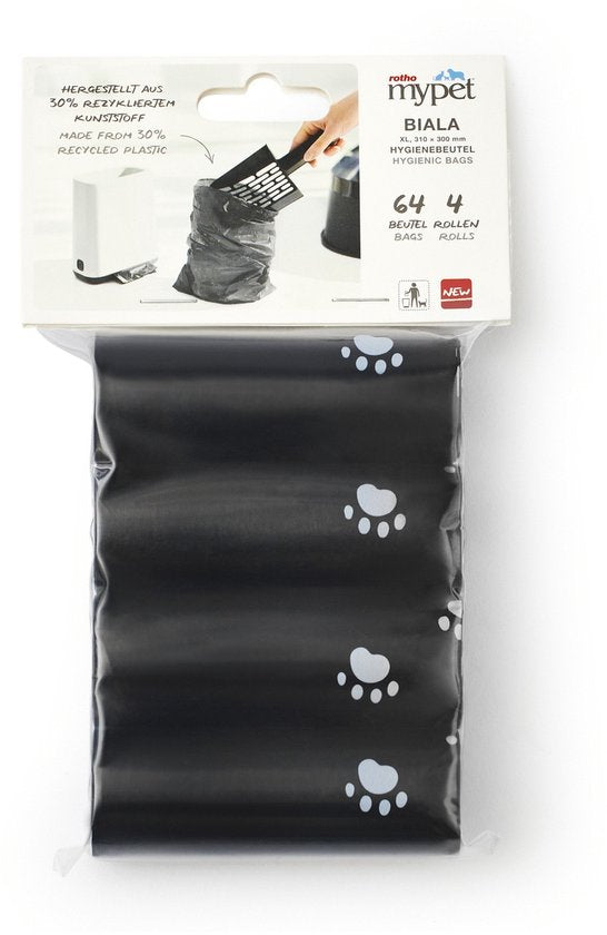 Rotho Mypet Biala poepzakjes - hygiënisch - 4×16 stuks