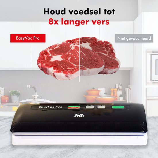 Solis Vac Pro 569 vacuümmachine - met slangaansluiting - Zwart/grijs