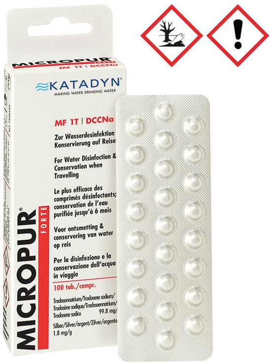 Micropur Forte waterontsmettingstabletten - 1T - 100 tabletten