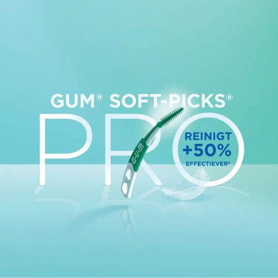 GUM Soft Picks Pro ragers - medium - 60 stuks